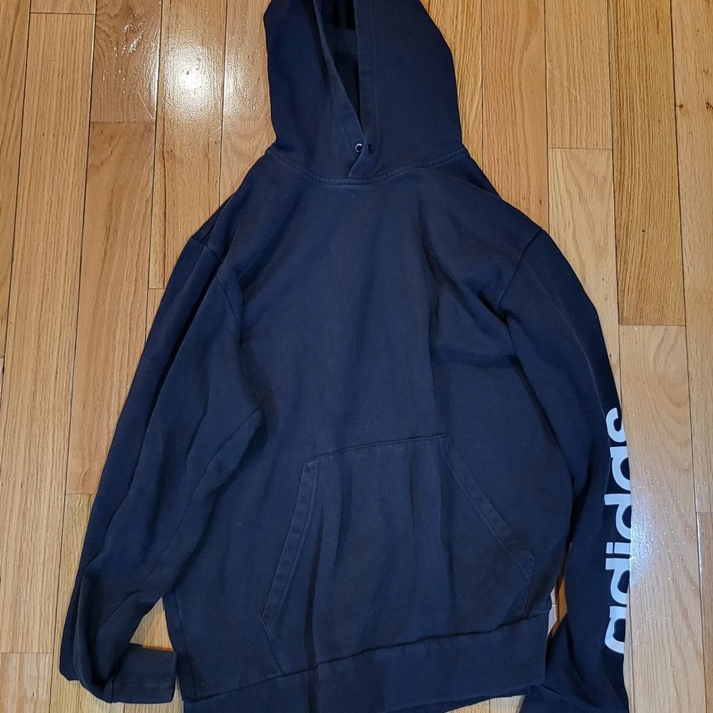 Adidas Hoodie Large Arm Logo L